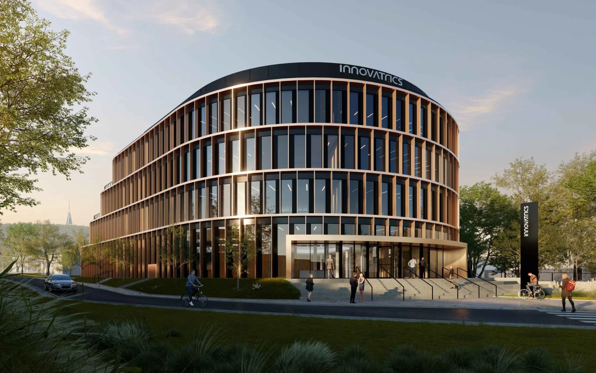 Nové sídlo spoločnosti Innovatrics stojí ako technologický maják v centre bratislavských inovácií